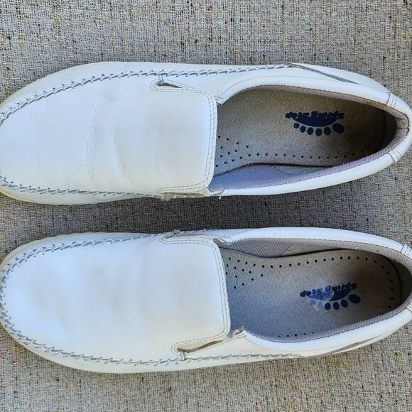 Spring Step Shoes White Leather Upper Slip On Women Sneaker Size 10 - Picture 7 of 15